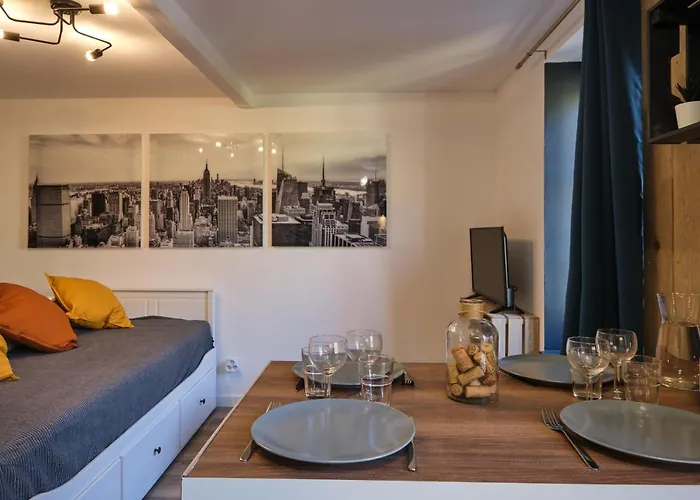 Chez Juliette - Appart & Studios Avec Climatisation - Carcassonne Centre *