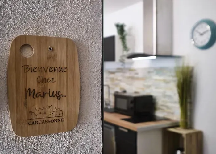 아파트 Chez Juliette - Appart & Studios Avec Climatisation - Carcassonne Centre 카르카손