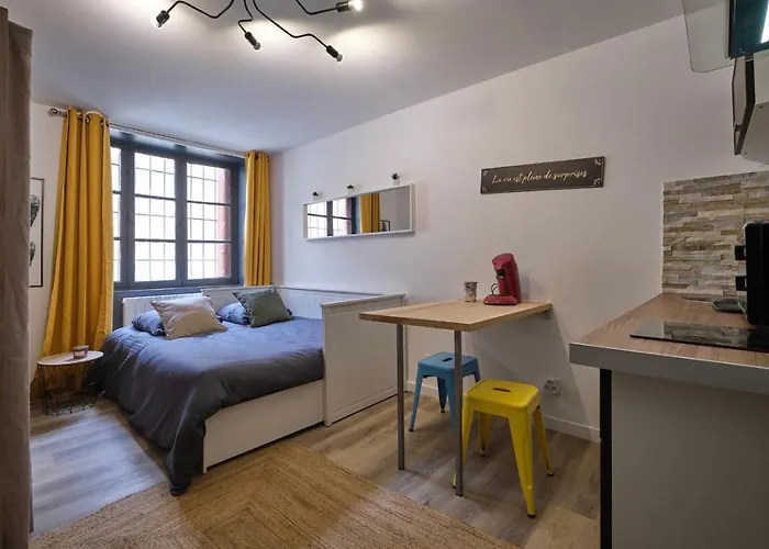 Chez Juliette - Appart & Studios Avec Climatisation - Carcassonne Centre *